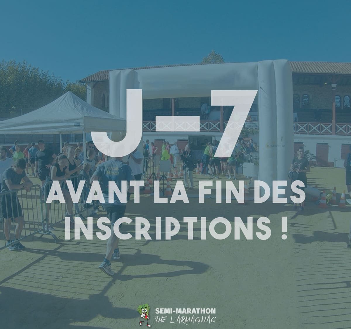 Plus que 7 jours pour s'inscrire