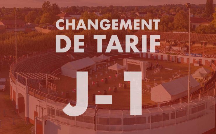 Changement de tarif le 04/09 à minuit